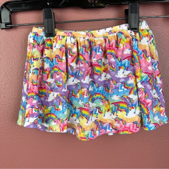 Unicorns Multi Toddler Girl Skort Lisa Frank® Markie™ Magic size 2T pull on - Picture 6 of 7